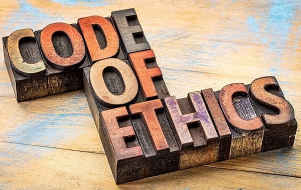 code of ethics bannert in wood type