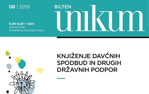 unikum 8-19 za novico
