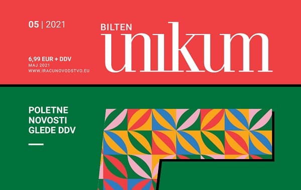 Unikum maj 2021 Inštitut za računovodstvo